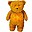Peluche con Lucina da Notte e Rumori Rosa - Mostarda - Certificato GOTS e Oeko-Tex