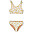 Bikini Bimba con Fiocco Bow - Leopardato - Jojoba - UV 50+