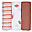 Set di 3 Copertine Swaddle 69 x 69 cm - Fragole - 100% mussola di cotone