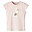 Maglia Maniche Corte Taschino Pappagallo - Rosa - Cotone Organico