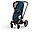 Passeggino Priam4 Platinum - Telaio Rose Gold e Seduta Mountain Blue