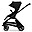 Passeggino Completo Bugaboo Dragonfly - Telaio Seduta e Cappottina - Black Midnight Black - Ultracompatto dalla Nascita ai 15kg