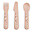 Set Posate - Happy Dots Cipria - 100% PP Alimentare Set Posate - Happy Dots Cipria - 100% PP Alimentare
