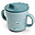 Tazza con Beccuccio Foodie - Happy Dots Blu - 100% PP Alimentare Tazza con Beccuccio Foodie - Happy Dots Blu - 100% PP Alimentare