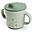 Tazza con Beccuccio Foodie - Happy Dots Verde - 100% PP Alimentare Tazza con Beccuccio Foodie - Happy Dots Verde - 100% PP Alimentare
