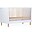 Lettino Culla con Sbarre - 145x75x95 cm - Bianco - Convertibile 0-6 anni! Lettino Culla con Sbarre - 145x75x95 cm - Bianco - Convertibile 0-6 anni!