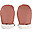 Muffole da Passeggino - Terracotta - TOG 5,5 - TOGImpermeabili e Anti-Vento!