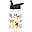Borraccia con Cannuccia 450 ml - Savanna - Senza BPA!