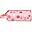 Astuccio per la Scuola con Chiusura a Zip - Gelato - 20x8x7 cm