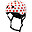 Casco per Bici - Bianco con Stelline - Calotta in ABS - Resistente Regolabile e Traspirante