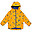 Giacca Impermeabile - Silly Sausage - Giallo - Fodera in Pile