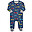 Tutina Maniche Lunghe - Silly Sausage - Blu Navy - Cotone Organico Tutina Maniche Lunghe - Silly Sausage - Blu Navy - Cotone Organico