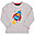 T-Shirt Maniche Lunghe - Leone - Grigio - 100% Cotone Bio T-Shirt Maniche Lunghe - Leone - Grigio - 100% Cotone Bio