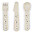 Set Posate - Happy Dots Sabbia - 100% PP Alimentare