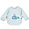 Bavaglio a Maniche Lunghe Impermeabile con Tasca - Wally - Blu - Certificato Oeko-Tex Bavaglio a Maniche Lunghe Impermeabile con Tasca - Wally - Blu - Certificato Oeko-Tex