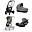 TRIO Priam4 - Telaio Passeggino Rosegold con Seat Pack, Navicella e Seggiolino Auto Mirage Grey TRIO Priam4 - Telaio Passeggino Rosegold con Seat Pack, Navicella e Seggiolino Auto Mirage Grey