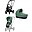 DUO Priam4 - Telaio Passeggino Chrome Black con Seat Pack e Navicella Leaf Green DUO Priam4 - Telaio Passeggino Chrome Black con Seat Pack e Navicella Leaf Green