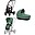 DUO Priam4 - Telaio Passeggino Rosegold con Seat Pack e Navicella Leaf Green DUO Priam4 - Telaio Passeggino Rosegold con Seat Pack e Navicella Leaf Green
