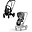 Passeggino Priam4 - Telaio Passeggino Chrome Black con Seat Pack Mirage Grey