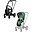 Passeggino Priam4 - Telaio Passeggino Chrome Black con Seat Pack Leaf Green Passeggino Priam4 - Telaio Passeggino Chrome Black con Seat Pack Leaf Green