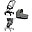 DUO Mios3 - Telaio Passeggino Chrome Black con Seat Pack e Navicella Mirage Grey DUO Mios3 - Telaio Passeggino Chrome Black con Seat Pack e Navicella Mirage Grey