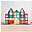 60 Pezzi - Pacco Iniziale - Arcobaleno - 100% Plastica ABS Atossica - Apprendimento STEM! 60 Pezzi - Pacco Iniziale - Arcobaleno - 100% Plastica ABS Atossica - Apprendimento STEM!