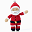 Decorazione Natalizia - Babbo Natale - Fair Trade (altezza 12 cm circa)