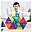36 Pezzi - Pacco Espansione Forme - Arcobaleno - 100% Plastica ABS Atossica - Apprendimento STEM!