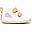 Scarponcino Step Up Hi Court - Bianco/Sabbia - Suola Super Flessibile