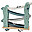 Pista Giocattolo in Legno - Verde - Legno di Faggio Certificato FSC Pista Giocattolo in Legno - Verde - Legno di Faggio Certificato FSC