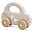Macchinina Giocattolo in Legno - Beige - Legno di Faggio Certificato FSC