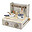Mini Cucina Pieghevole in Legno - Beige - Legno di Faggio Certificato FSC