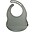 Bavaglio Impermeabile con Tasca - Grigio Olivastro - Silicone Bavaglio Impermeabile con Tasca - Grigio Olivastro - Silicone