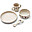 Set Stoviglie Vivi - Farm - Sabbia - 100% Silicone