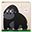 Contenitore Portaoggetti - Gorilla - Compatibile con scaffali Ikea Kallax