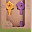 eKibby - Set di 2 Portabavaglini Arancione/Viola - Bioplastica Naturale, 100% Biodegradabile, Made in Italy