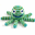 Piovra Verde - Pupazzino con Sonaglio (Altezza 15 cm) - Fair Trade