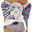Sonaglio Baby, Elefante - Ciniglia