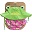 Set Baby Costumino Contenitivo + Cappellino, Rana - UPF 50+ Set Baby Costumino Contenitivo + Cappellino, Rana - UPF 50+