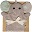 Guanto da Bagno, Ellie l'Elefante - 100% cotone Guanto da Bagno, Ellie l'Elefante - 100% cotone