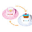 Cappello Estivo Reversibile Anti-UV SPF 50+, Gelato+Cupcake - 100% cotone Cappello Estivo Reversibile Anti-UV SPF 50+, Gelato+Cupcake - 100% cotone