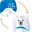 Cappello Invernale Bimbo Reversibile Pile SPF 50 - Fiocco di Neve/Orso Polare Cappello Invernale Bimbo Reversibile Pile SPF 50 - Fiocco di Neve/Orso Polare
