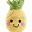 L'amico Ananas, Sonaglio in Puro Cotone Bio - 12 cm L'amico Ananas, Sonaglio in Puro Cotone Bio - 12 cm