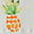 Mussola Milleusi - 100 % bambù - 120 x 120 cm - Ananas Mussola Milleusi - 100 % bambù - 120 x 120 cm - Ananas